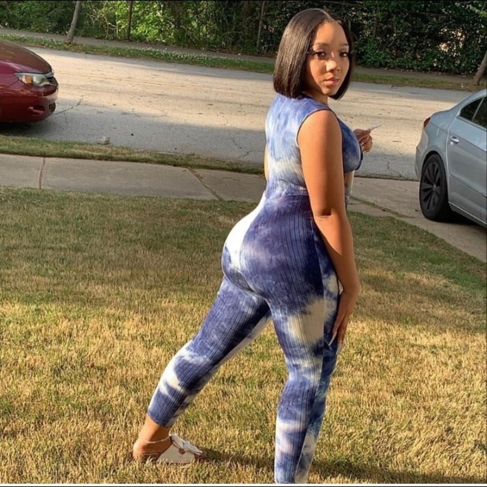 Blue & White two piece
